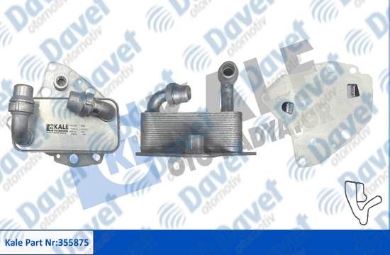 KALE 355875 Yag Sogutucu Opel Astra J 11>15 Insignia A 11>17 Combo Cascada Zafira 11> 2.0cdti - Fiat Doblo Bravo Ii Sedici 2.0dmtj 06>14 - Alfa Romeo 159 Brera Spider 2.0jtdm 08>11
